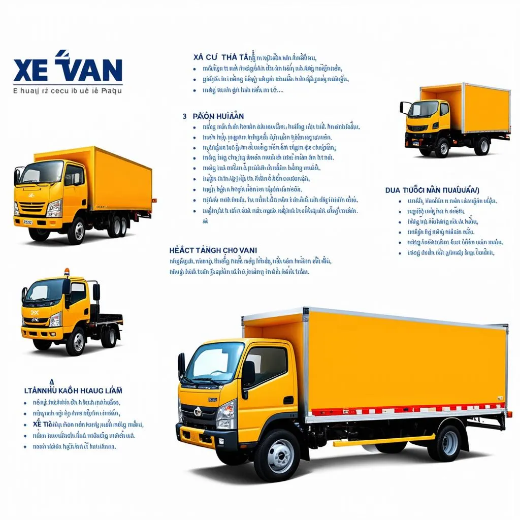 Các dịch vụ tại XE TẢI VAN