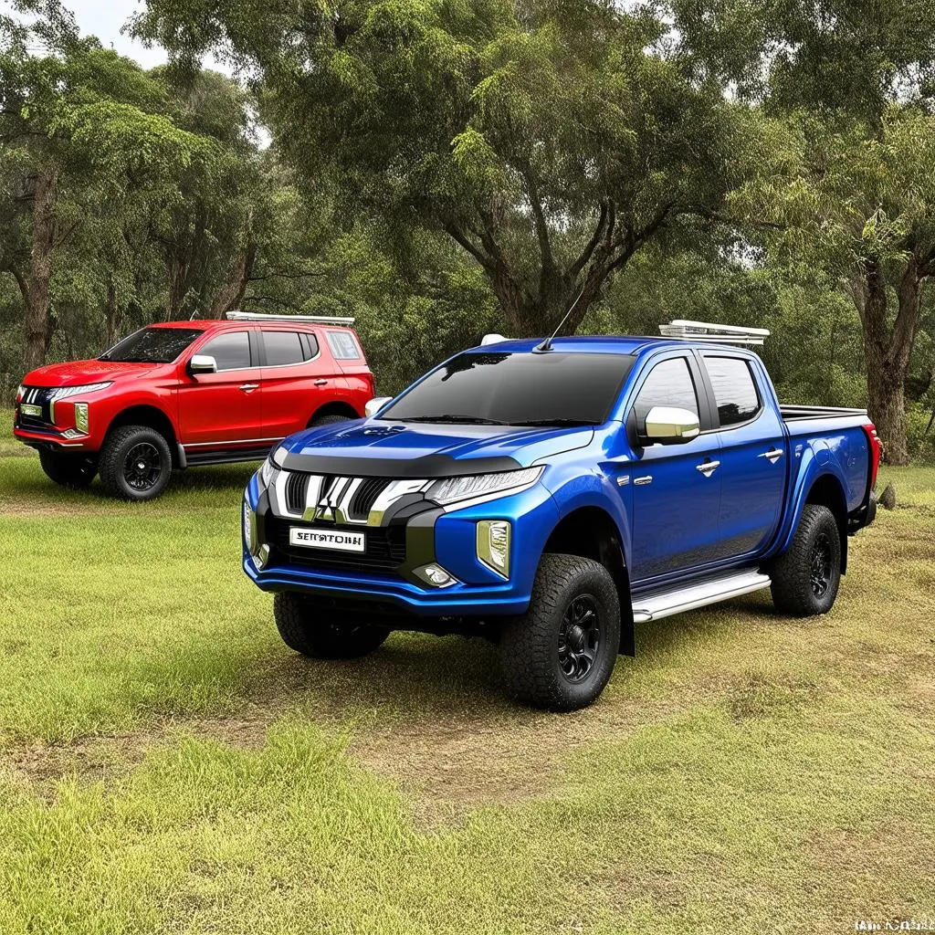 Các màu xe Mitsubishi Triton 2020