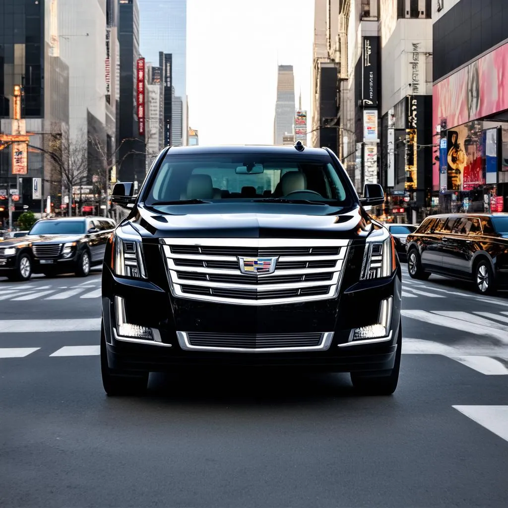 Cadillac Escalade trên đường phố