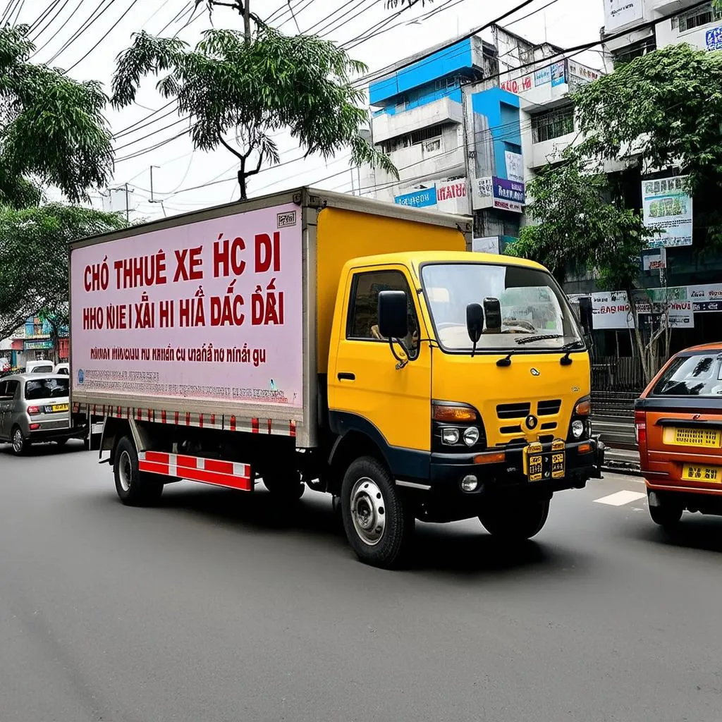 Cho thuê xe tải Hồ Đắc Di