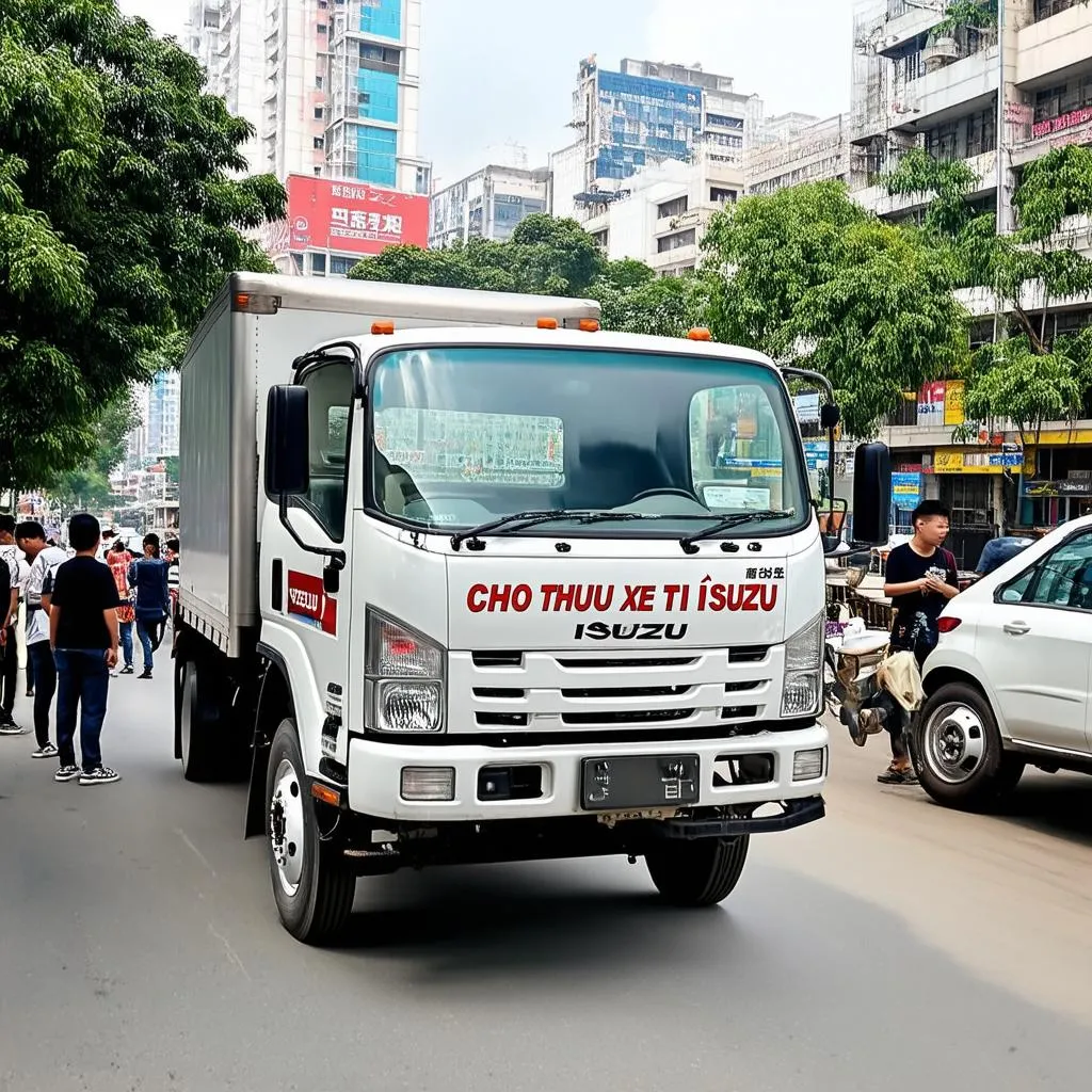 Cho thuê xe tải Isuzu tải trọng 1 tấn