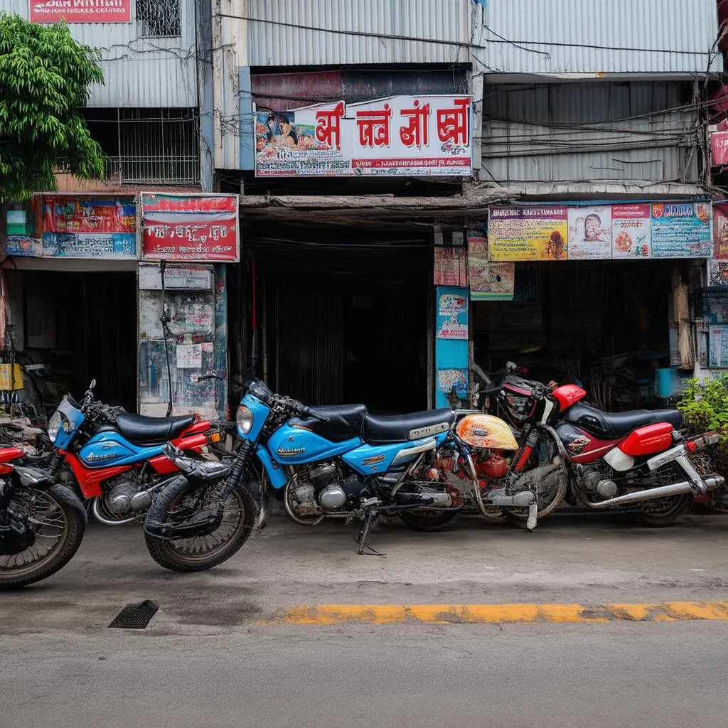 Cửa hàng bán xe máy Honda tại Hà Nội