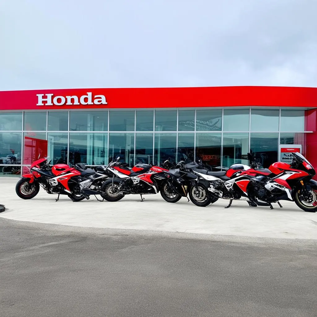 Hình ảnh cửa hàng Honda ủy quyền