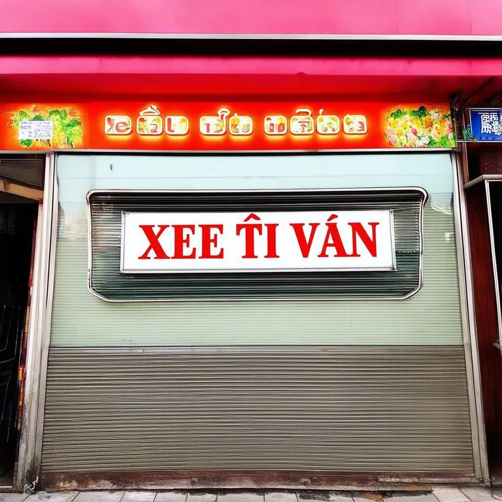 cửa hàng xe tải van