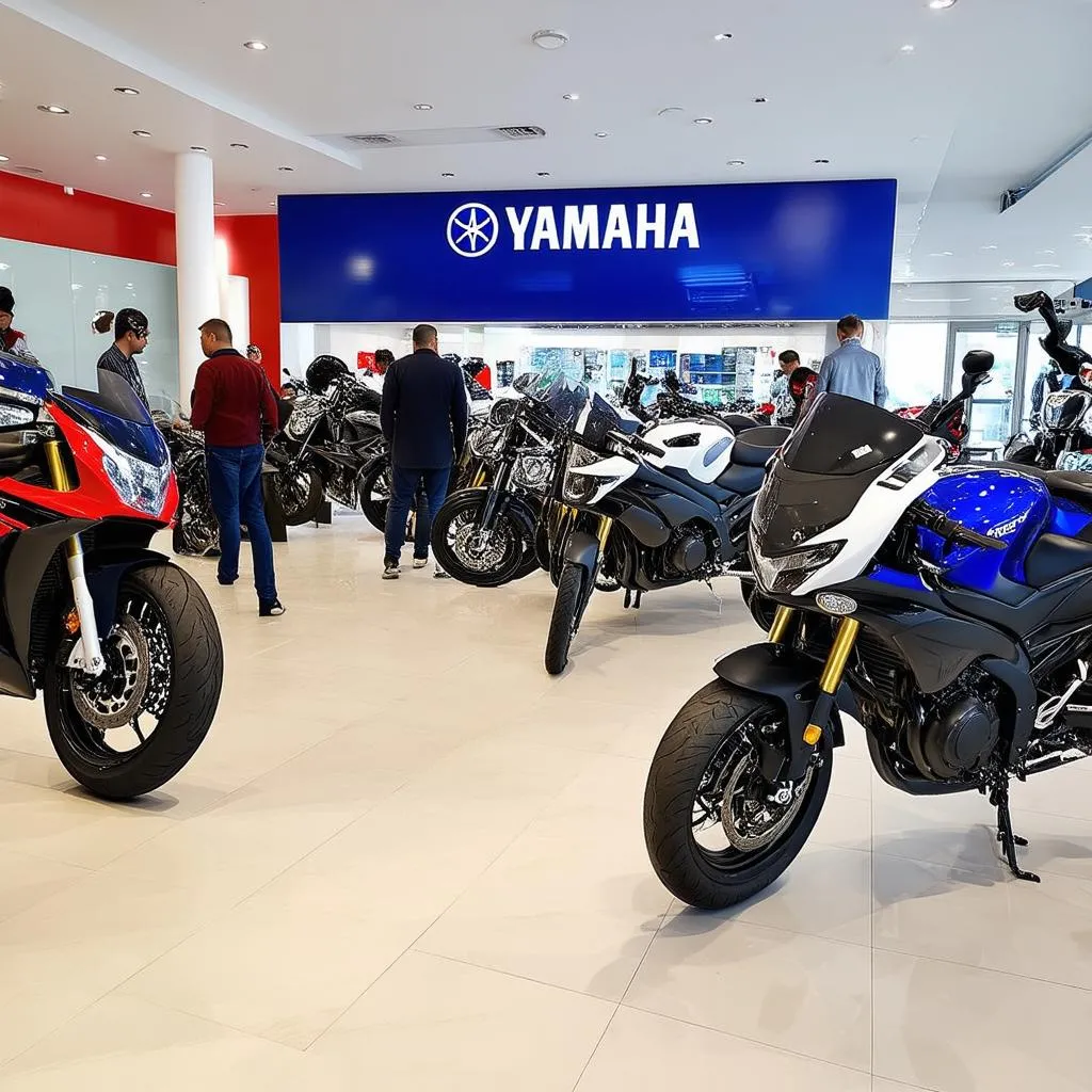 Cửa hàng xe máy Yamaha