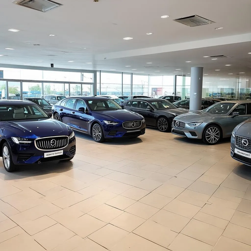 Modern Car Dealership