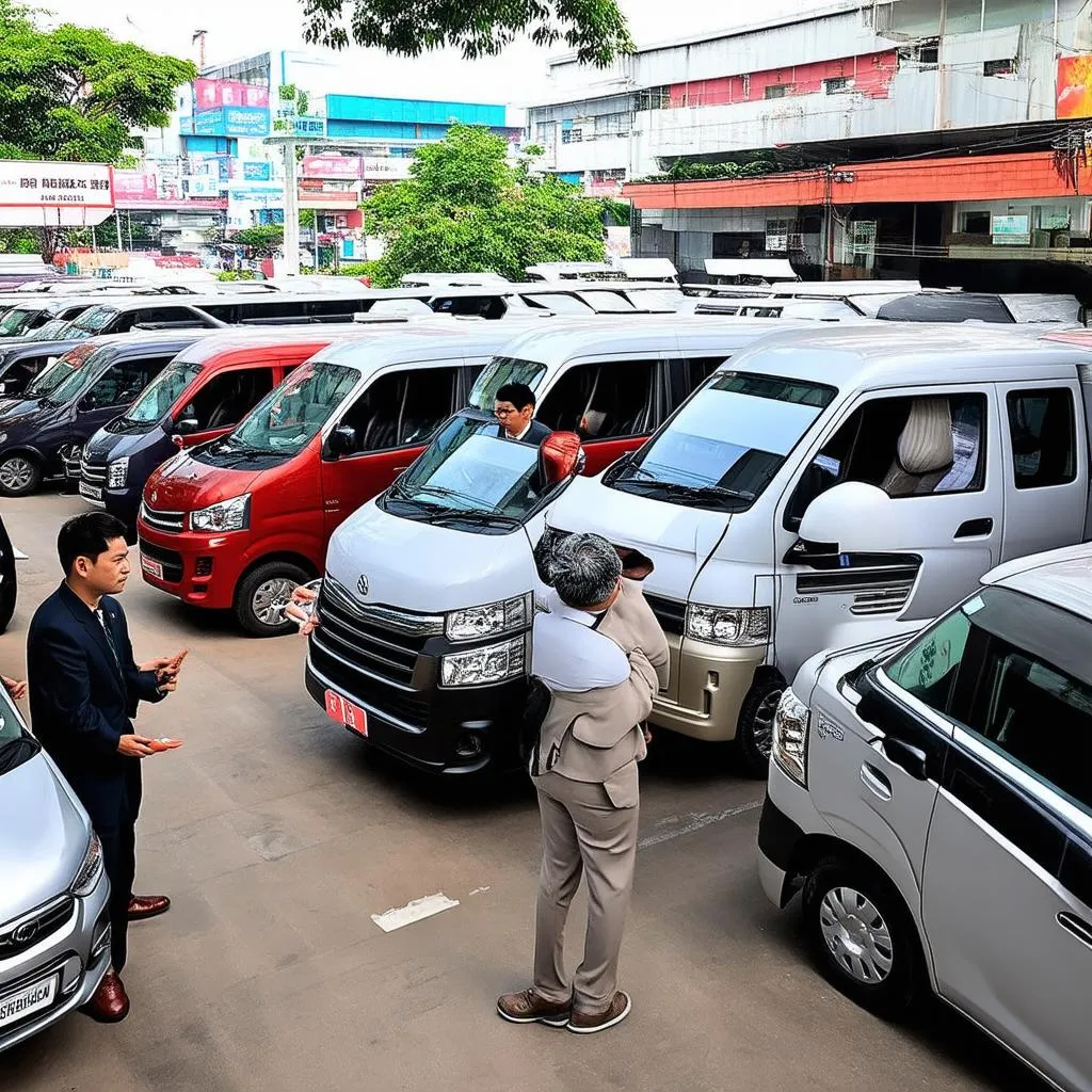 Đại lý xe tải van tại Hà Nội