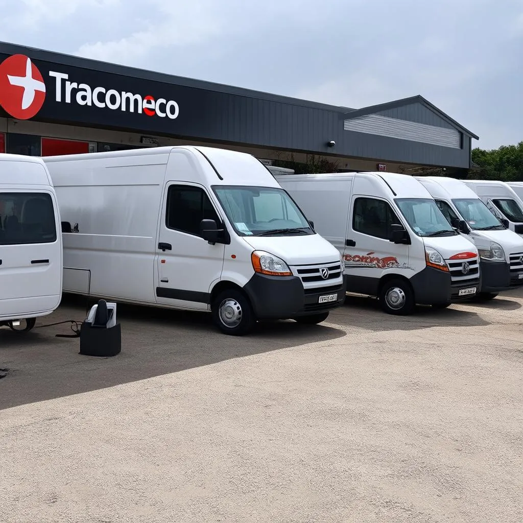 Đại lý xe tải van Tracomeco