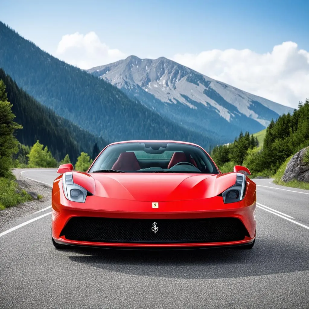 Ferrari 488 màu đỏ