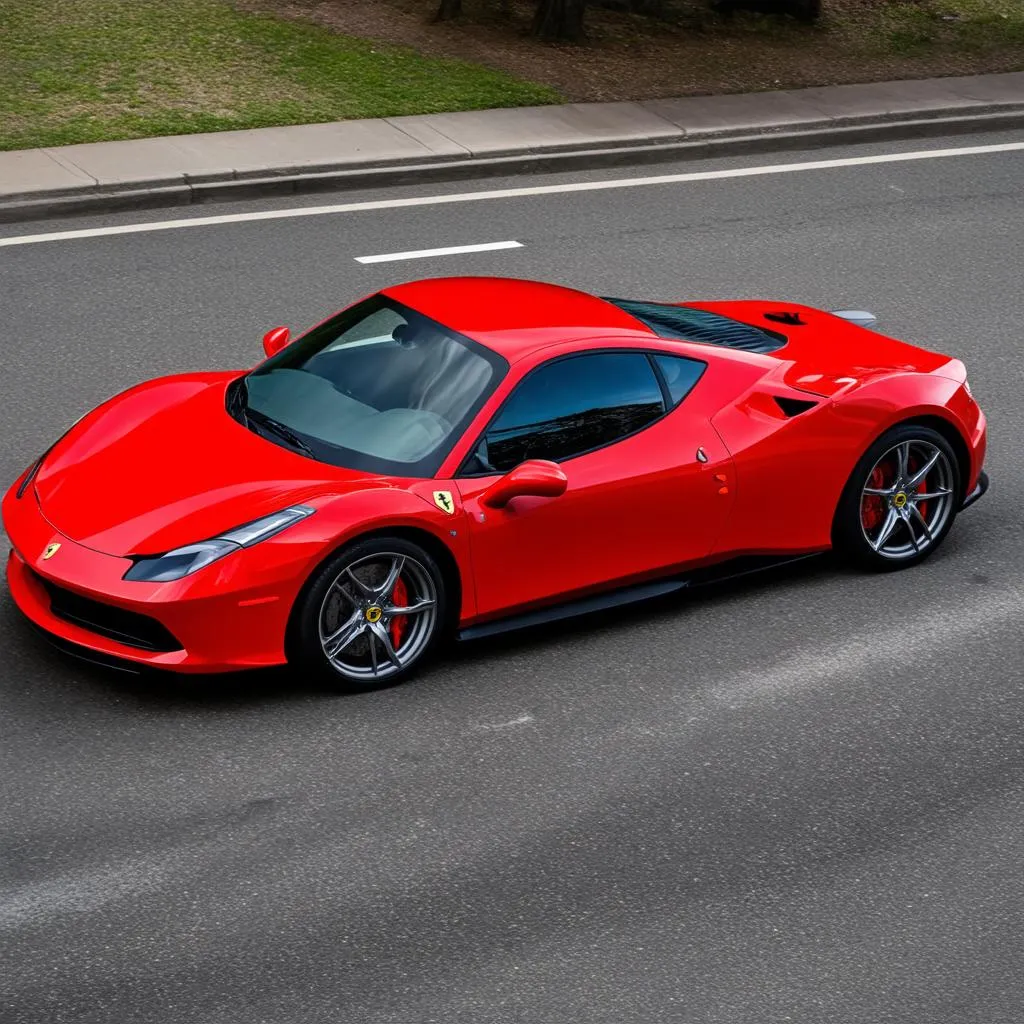 Ferrari 488 GTB màu đỏ