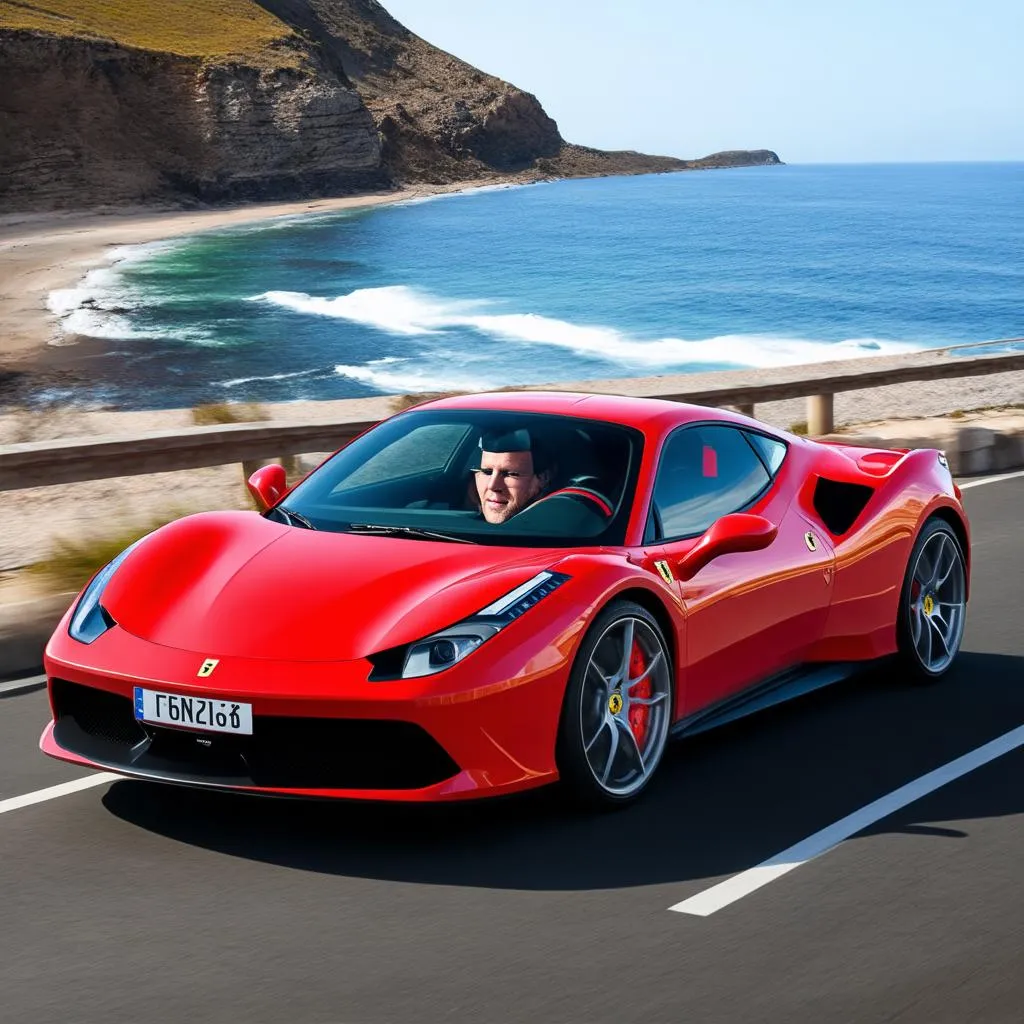 Ferrari 488 Pista màu đỏ