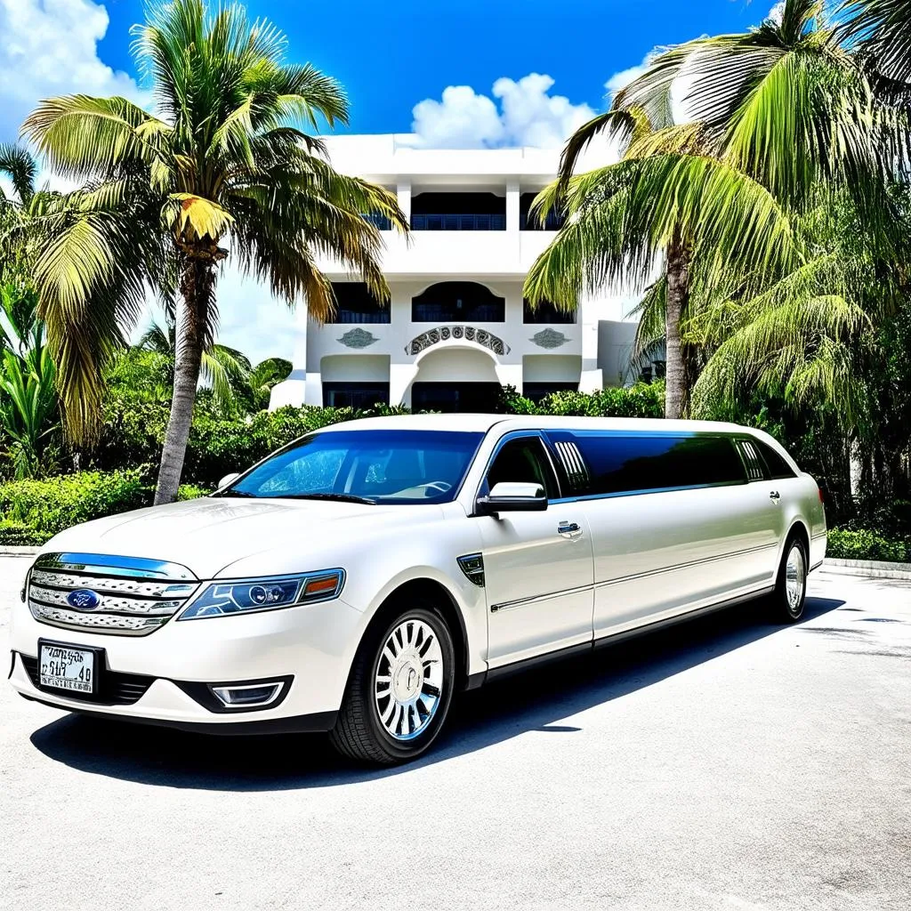 Cho thuê xe Ford Limousine Đà Nẵng ngoại thất