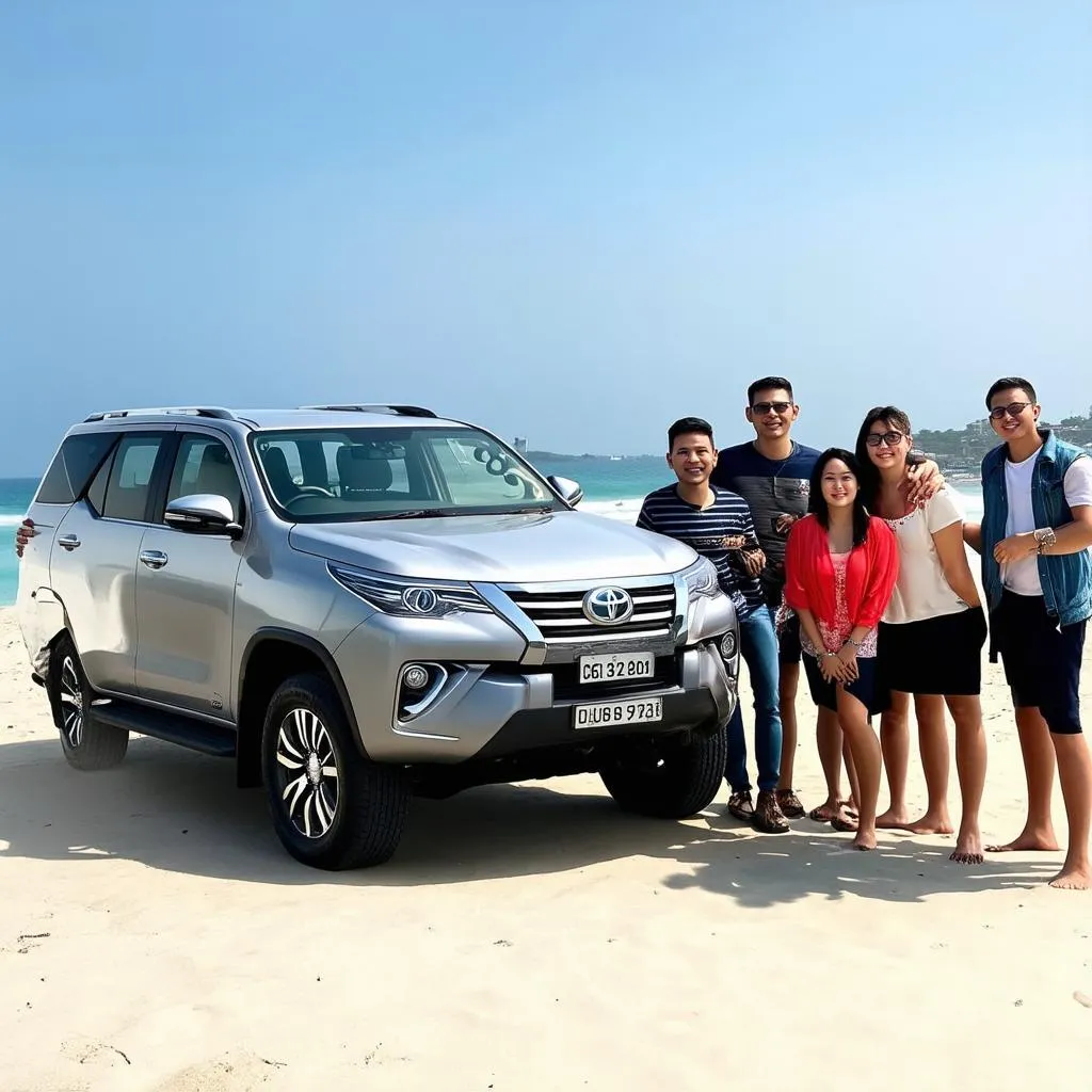 Thuê xe Fortuner 2018 cho du lịch