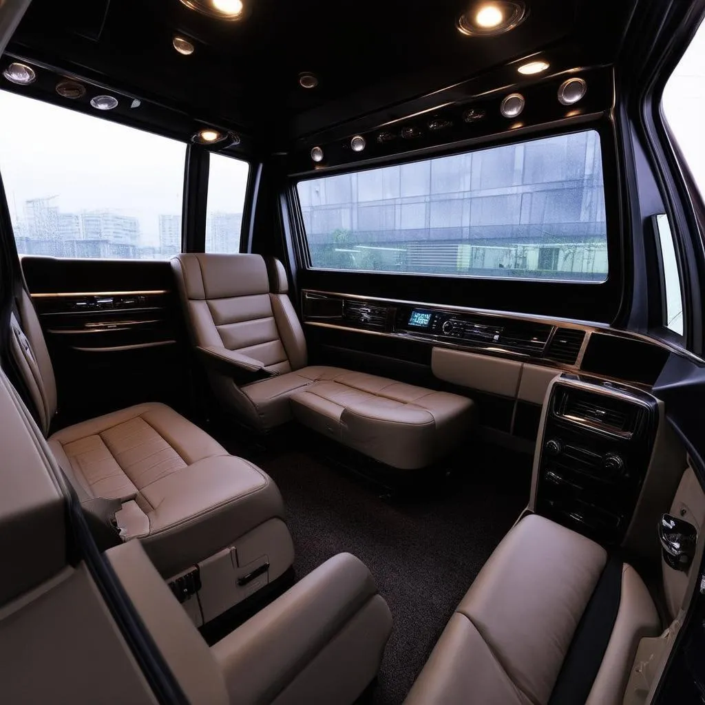 Fuso Limousine interior