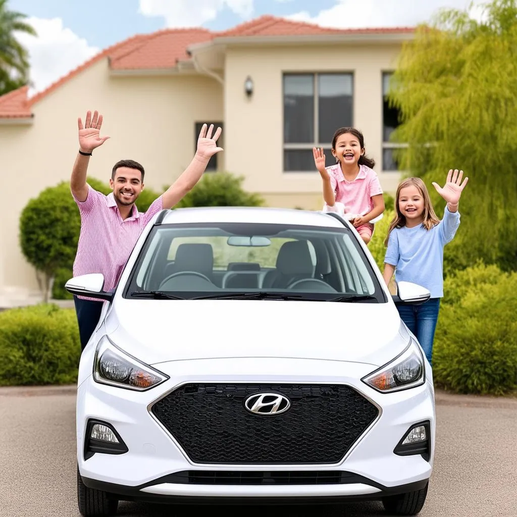 Gia đình hạnh phúc cùng Hyundai i30