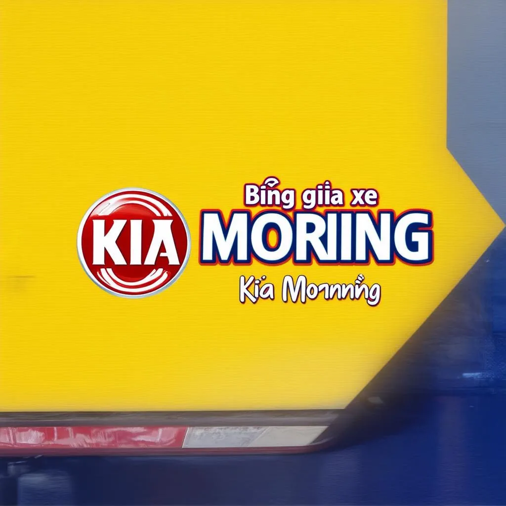 Bảng giá xe Kia Morning