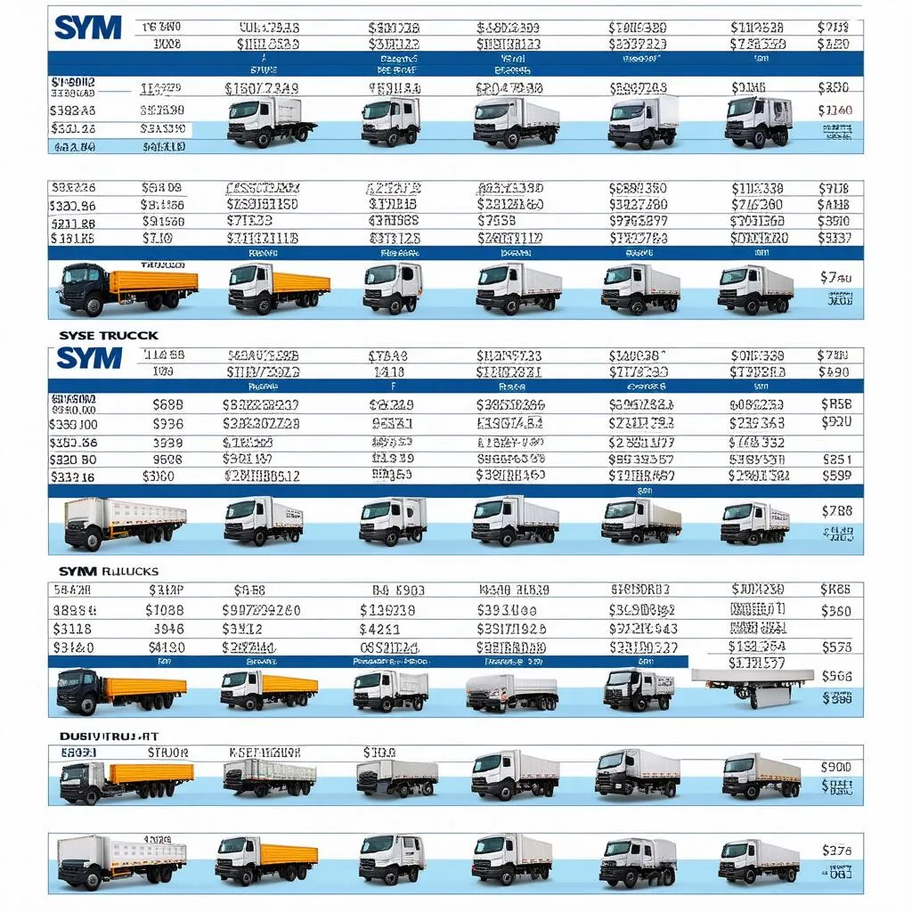 Giá xe tải SYM