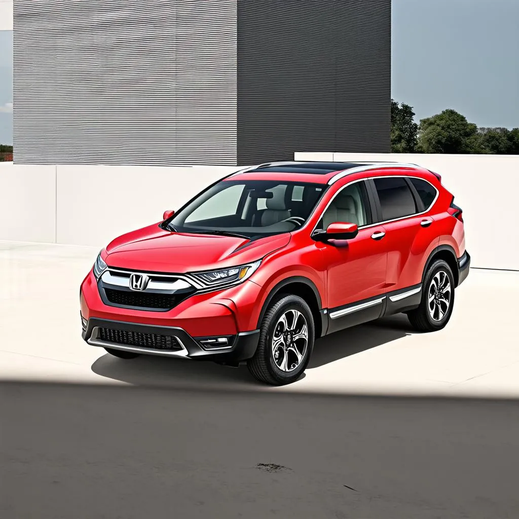 Honda CRV 2018 màu đỏ