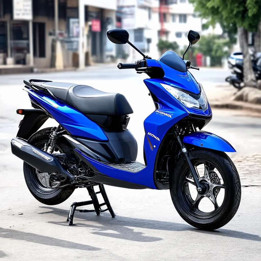 Honda Future Neo màu xanh