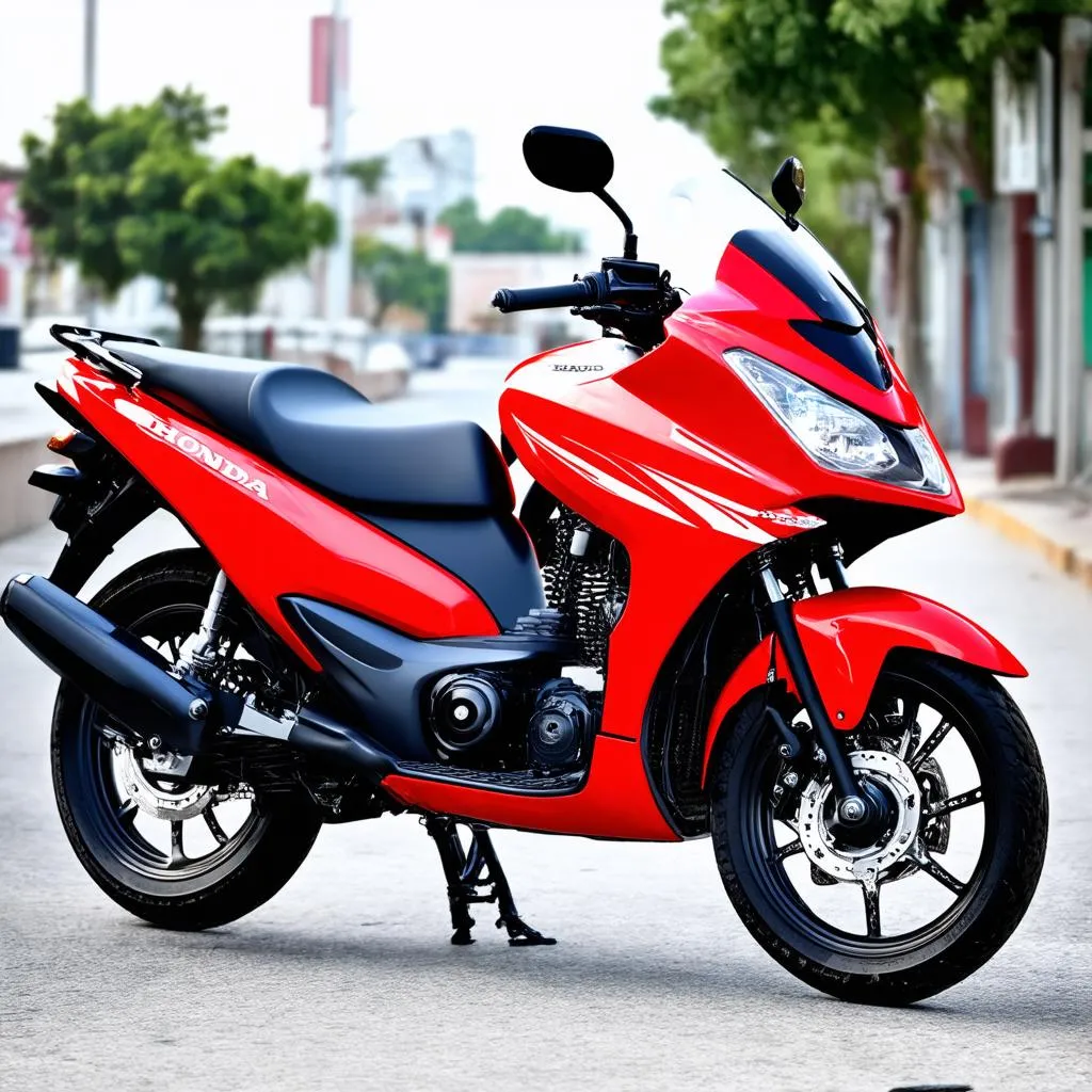 Honda Lead 2019 màu đỏ