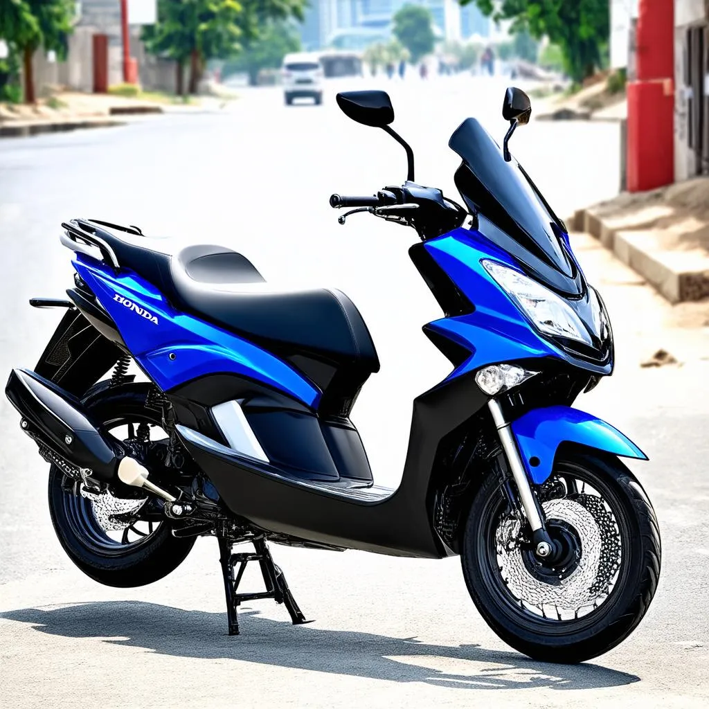 Honda PCX 150 màu xanh đen