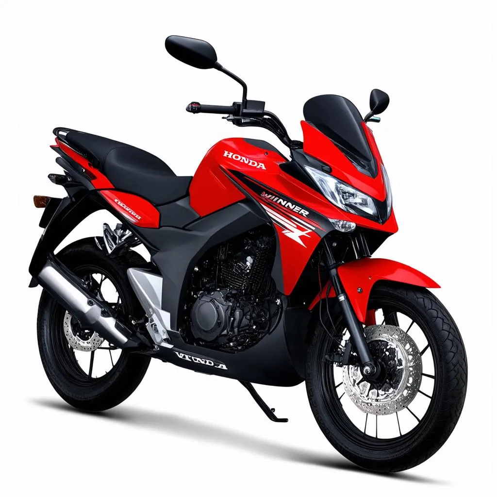 Honda Winner X màu đỏ đen