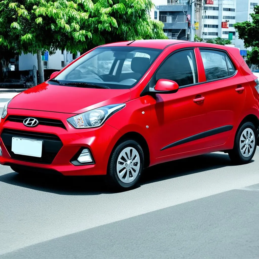 Hyundai i10 2016 màu đỏ