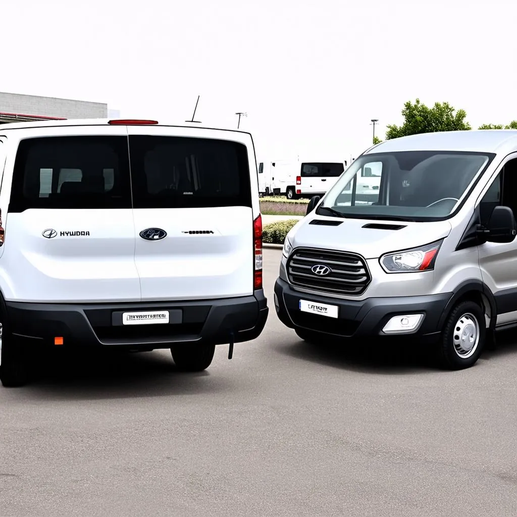 So sánh Hyundai Solati và Ford Transit