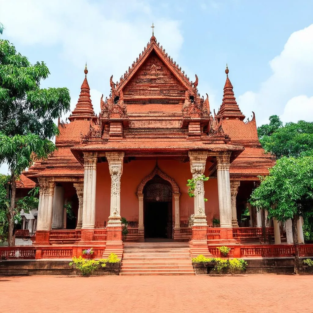 Chùa cổ kính ở Kampong Cham