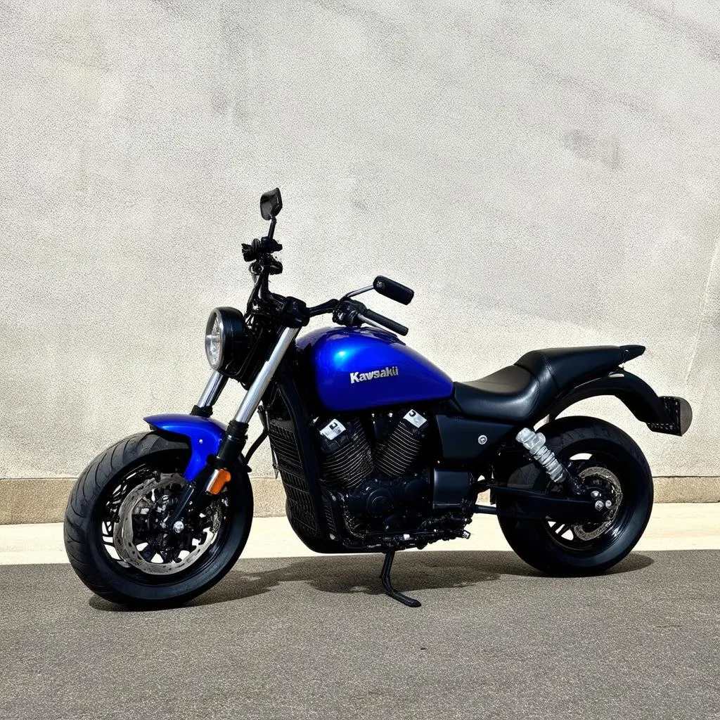 kawasaki vulcan s màu xanh dương