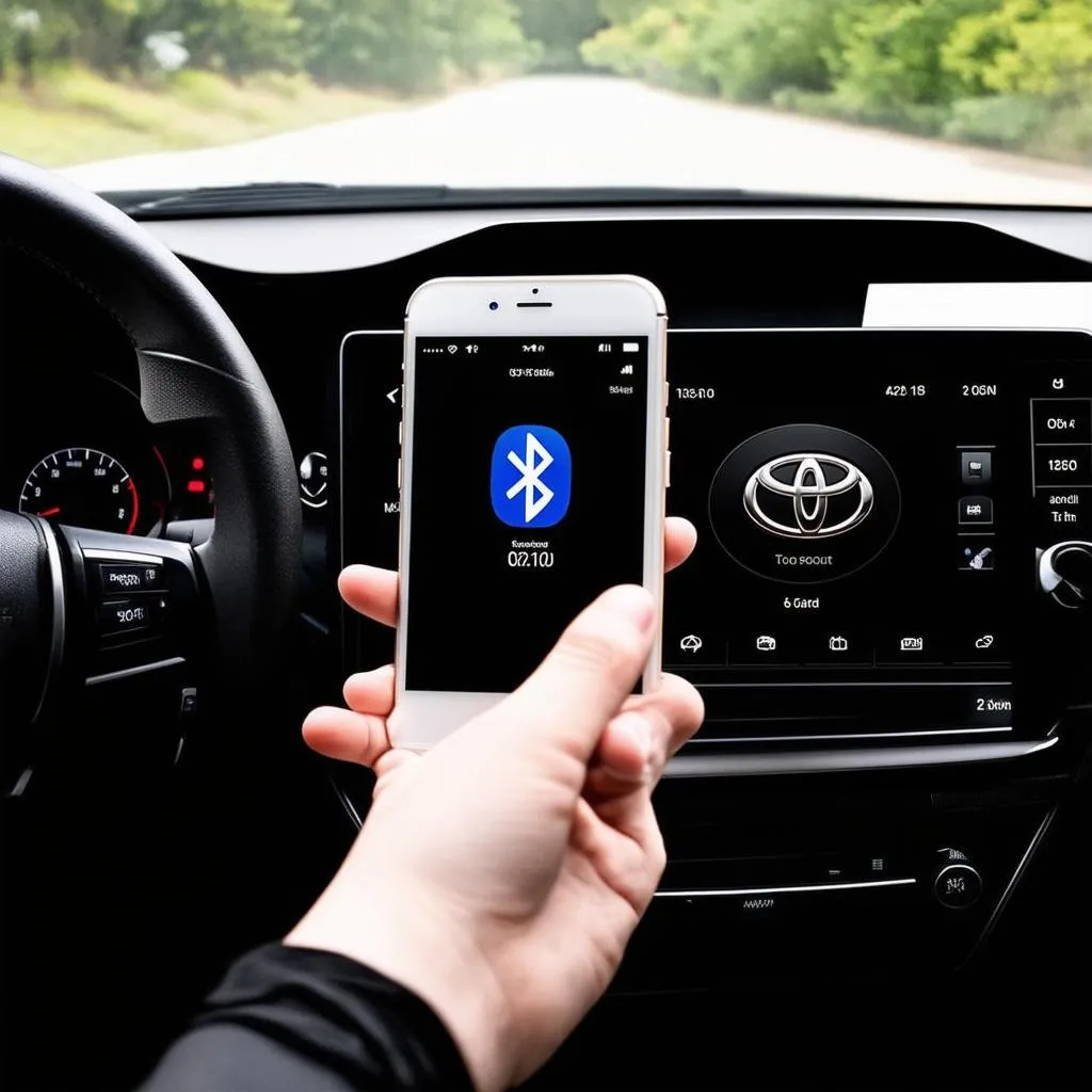 Kết nối Bluetooth với ô tô Toyota