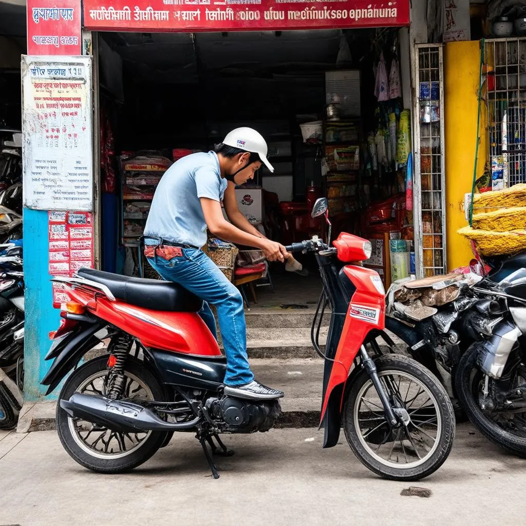 Kiểm tra xe máy Bình Thạnh