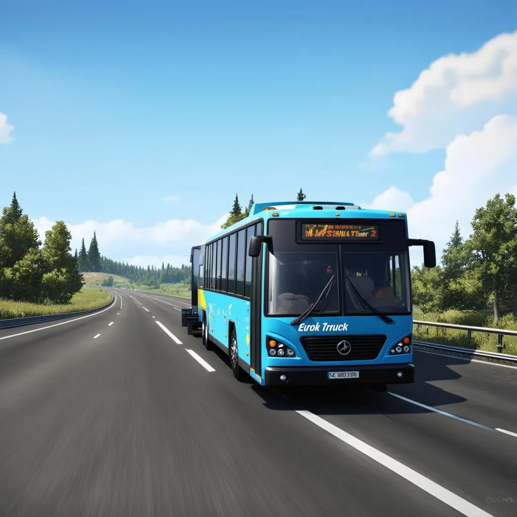 Lái xe bus trong Euro Truck Simulator 2