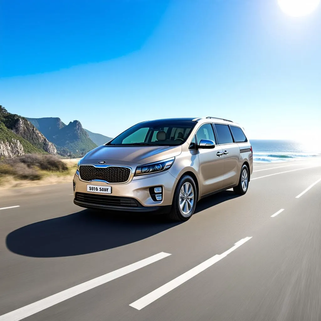 Lái xe Kia Sedona đường dài