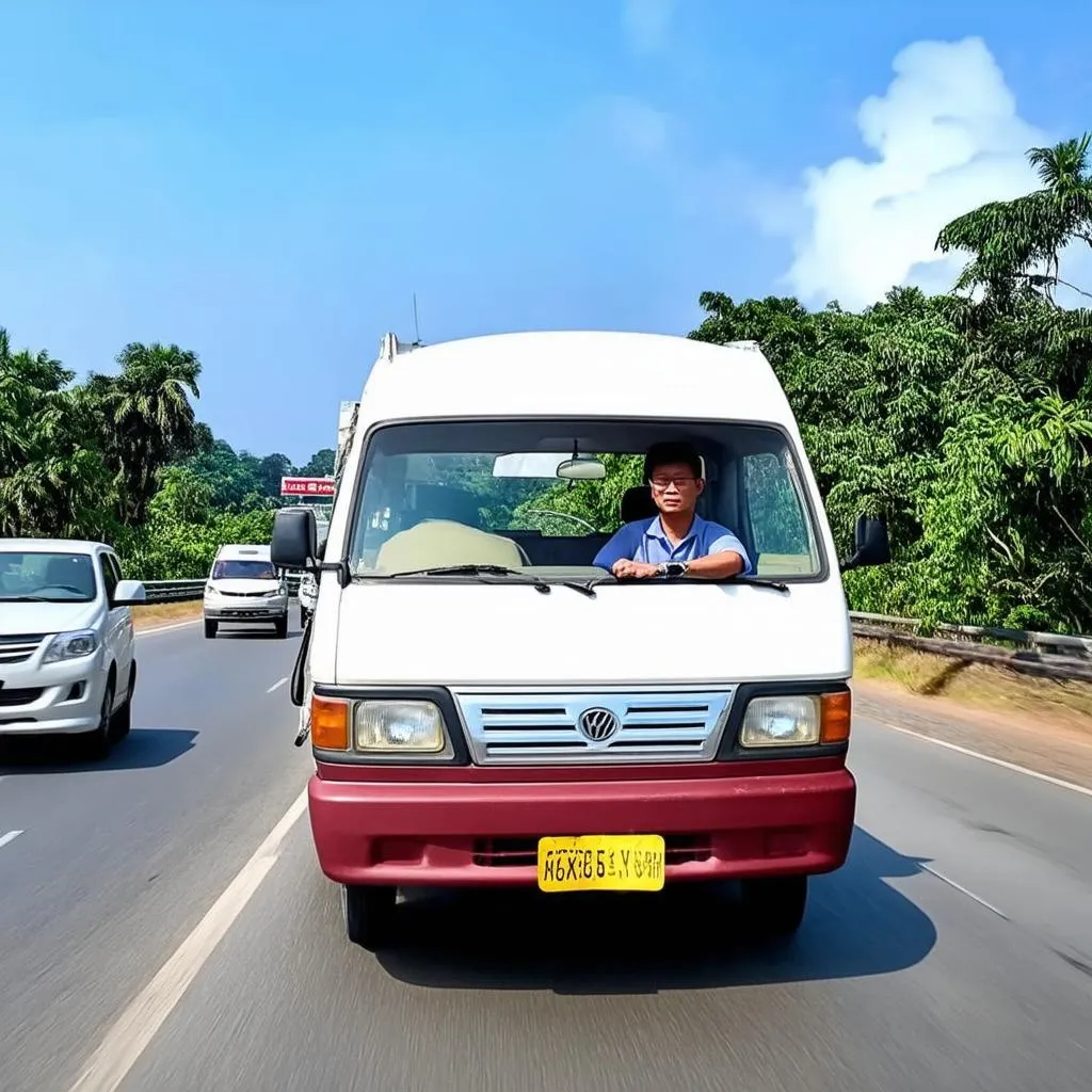 Lái xe tải van