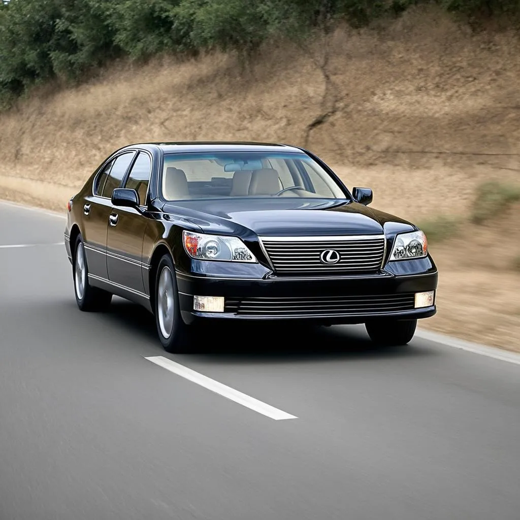 Lexus LS 400 màu đen