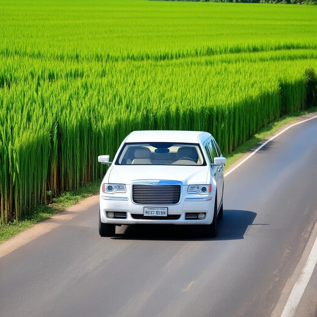 Limousine màu trắng Đồng Nai