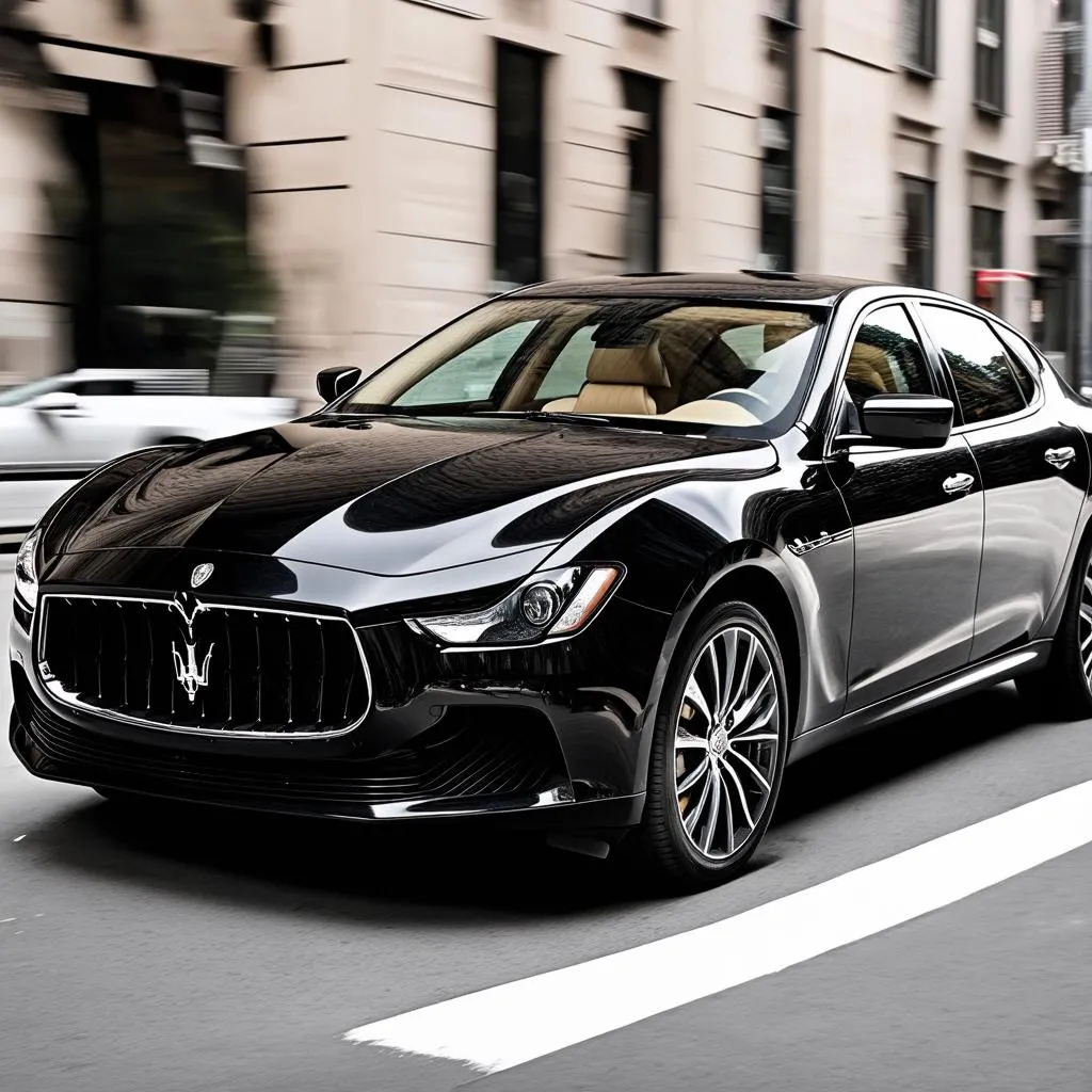 Maserati Ghibli màu đen