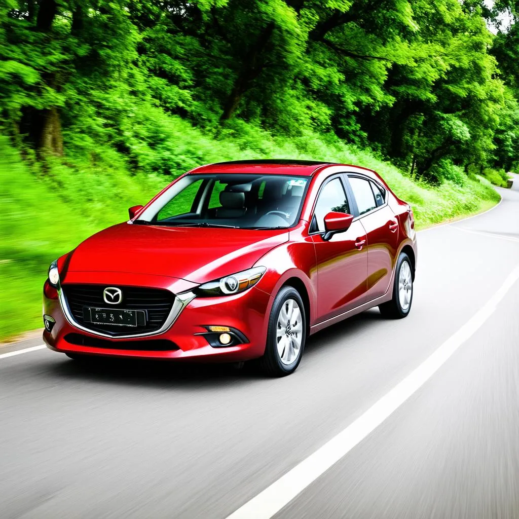 Mazda 3 màu đỏ