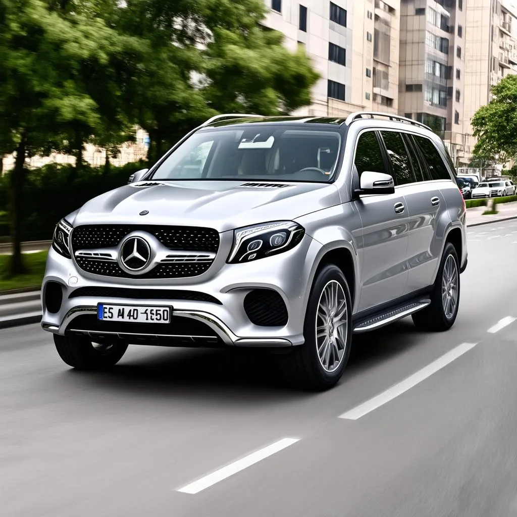 Mercedes GLS 450 4MATIC đường phố