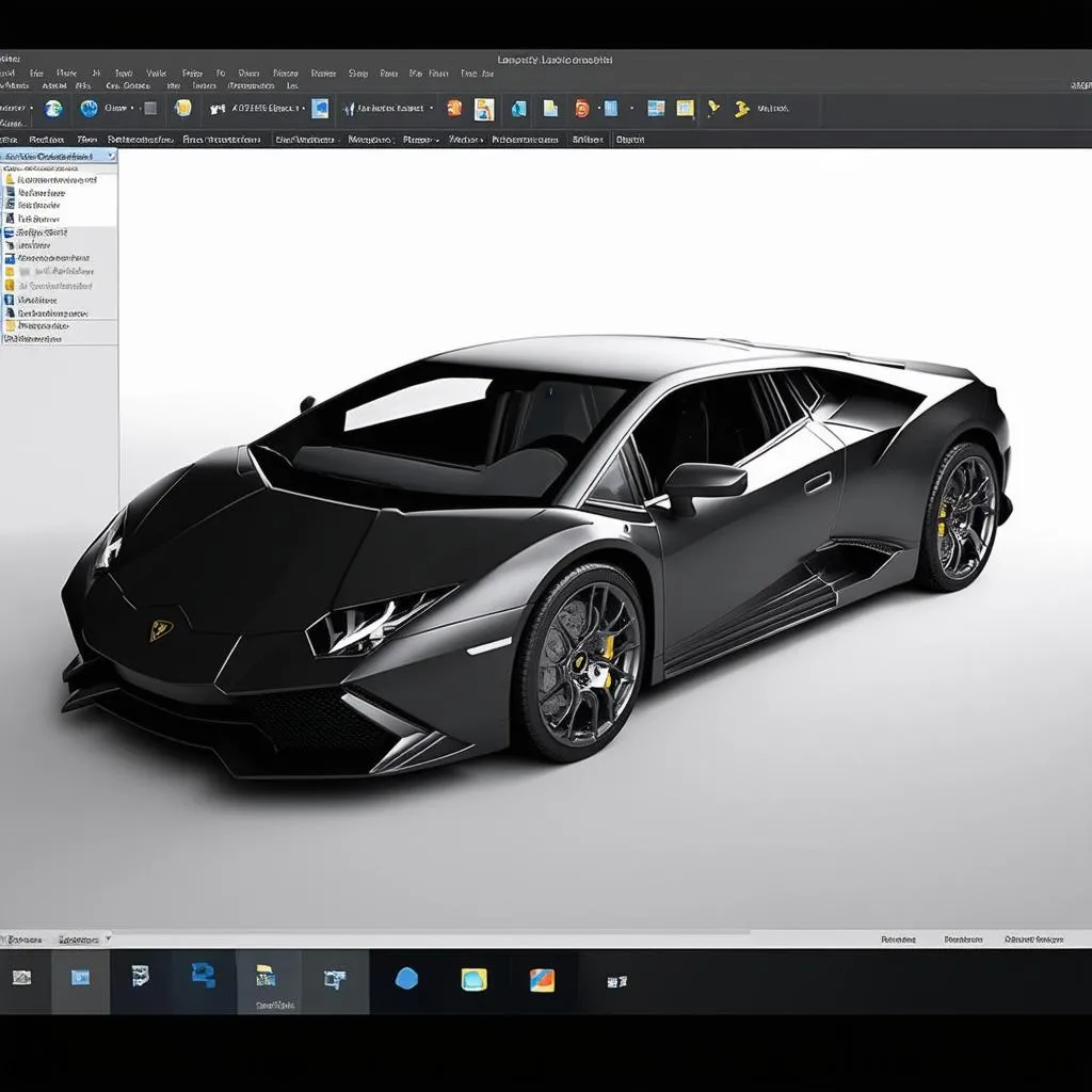 Mô hình 3D Lamborghini