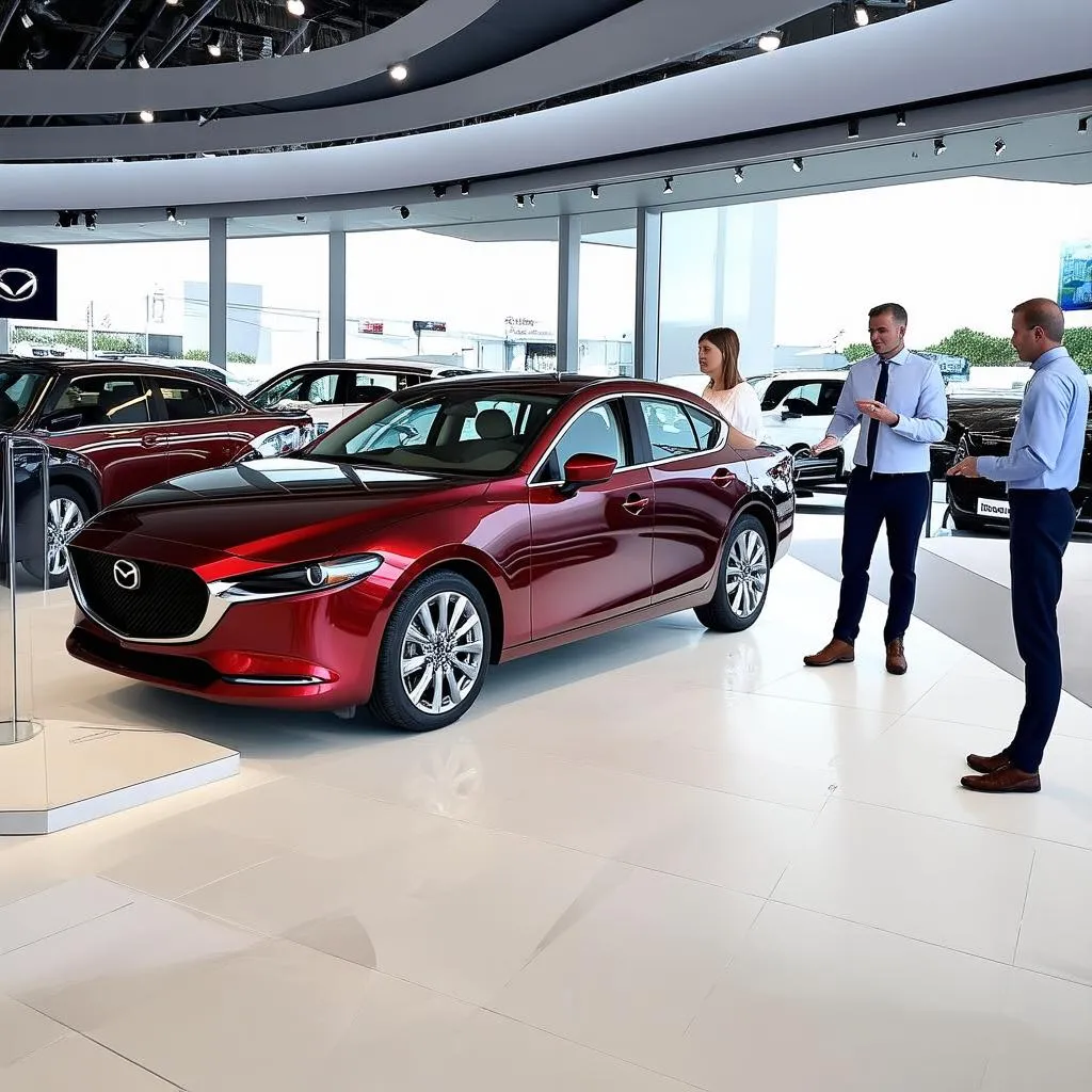 Mua trả góp xe ô tô Mazda tại đại lý