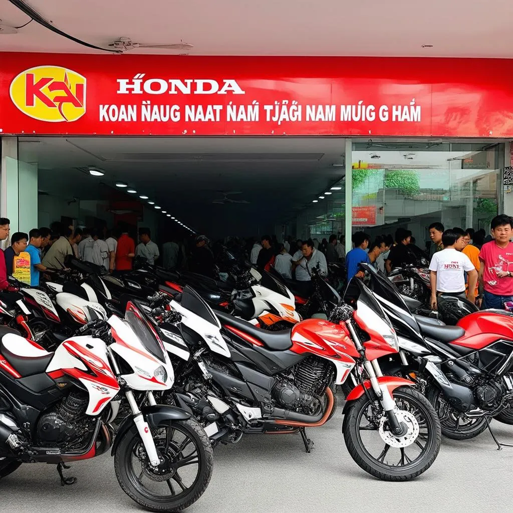 Mua xe Honda tại Kường Ngân