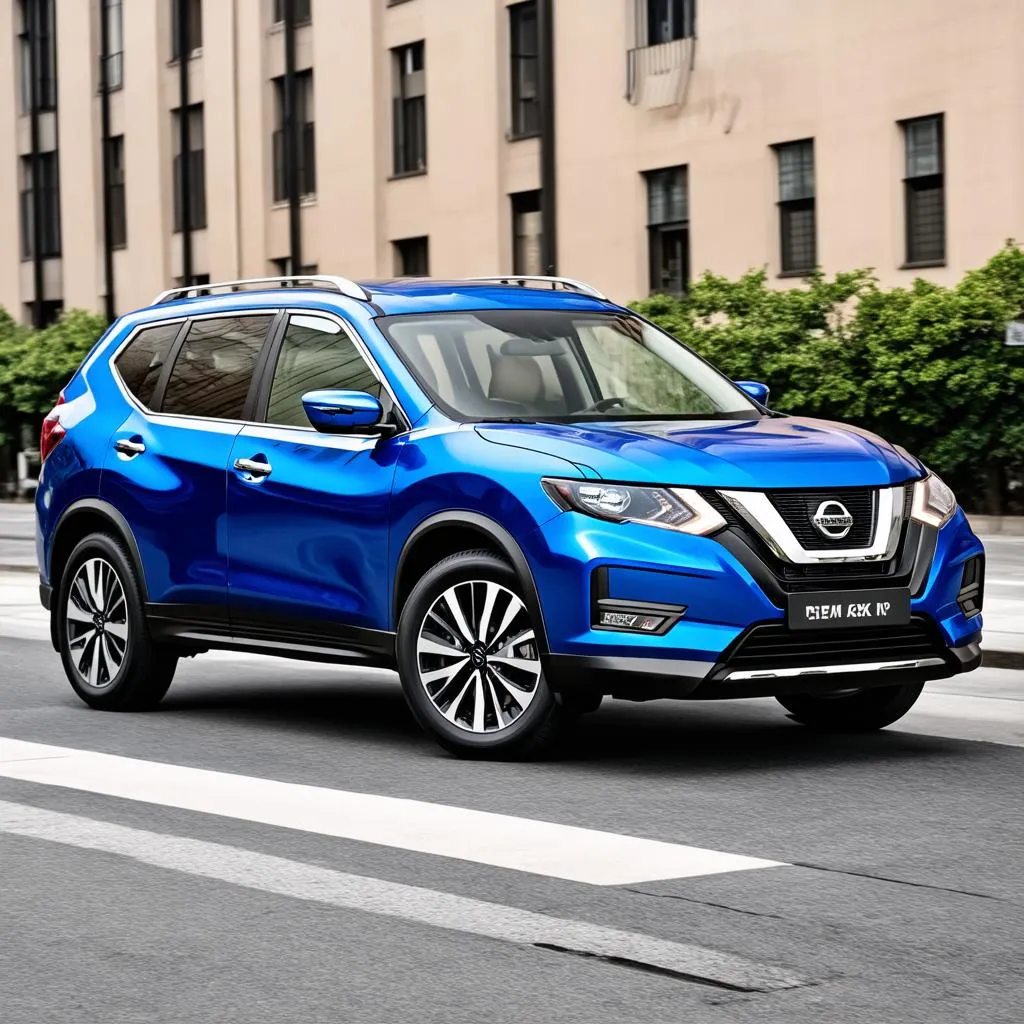 Nissan X-Trail 2019 màu xanh