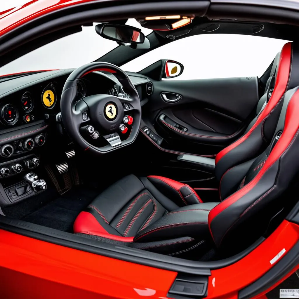 Nội thất Ferrari 488 GTB