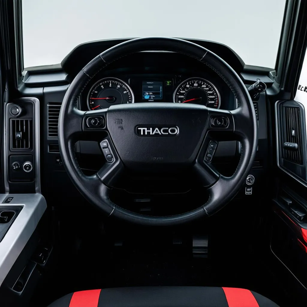 Interior of Thaco light truck