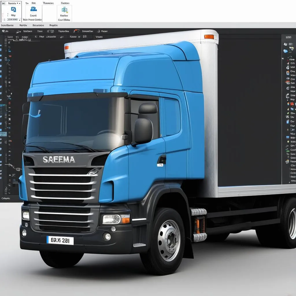 Phần mềm thiết kế xe tải chuyên nghiệp