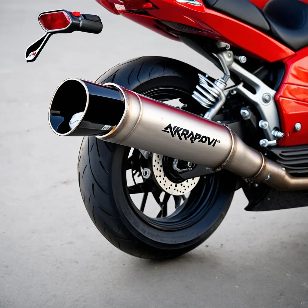 Pô Akrapovic cho xe tay ga