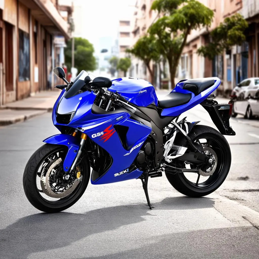 Suzuki GSX R150 màu xanh