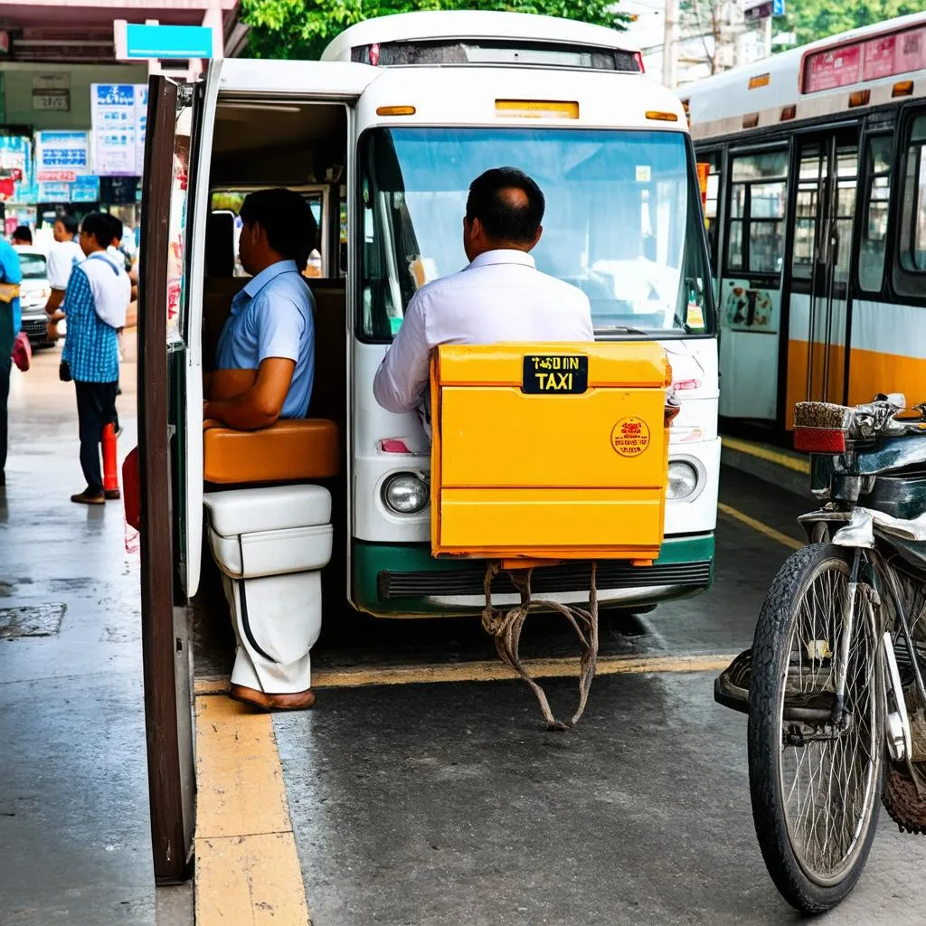 tài xế xe taxi